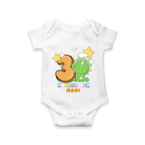 Make Your BabyÕs 3rd Month Extra Special With Our Customized Baby Romper - WHITE - 0 - 3 Months Old (Chest 16")