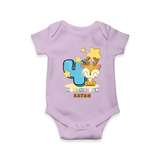 Celebrate The Fourth Month Birthday Customised Romper