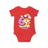 Celebrate The Sixth Month Birthday Customised Romper
