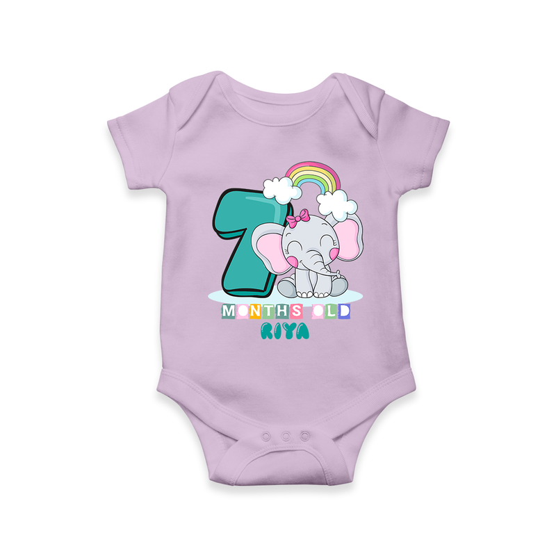 Celebrate The Seventh Month Birthday Customised Romper