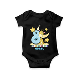 Make Your BabyÕs 8th Month Extra Special With Our Customized Baby Romper - BLACK - 0 - 3 Months Old (Chest 16")