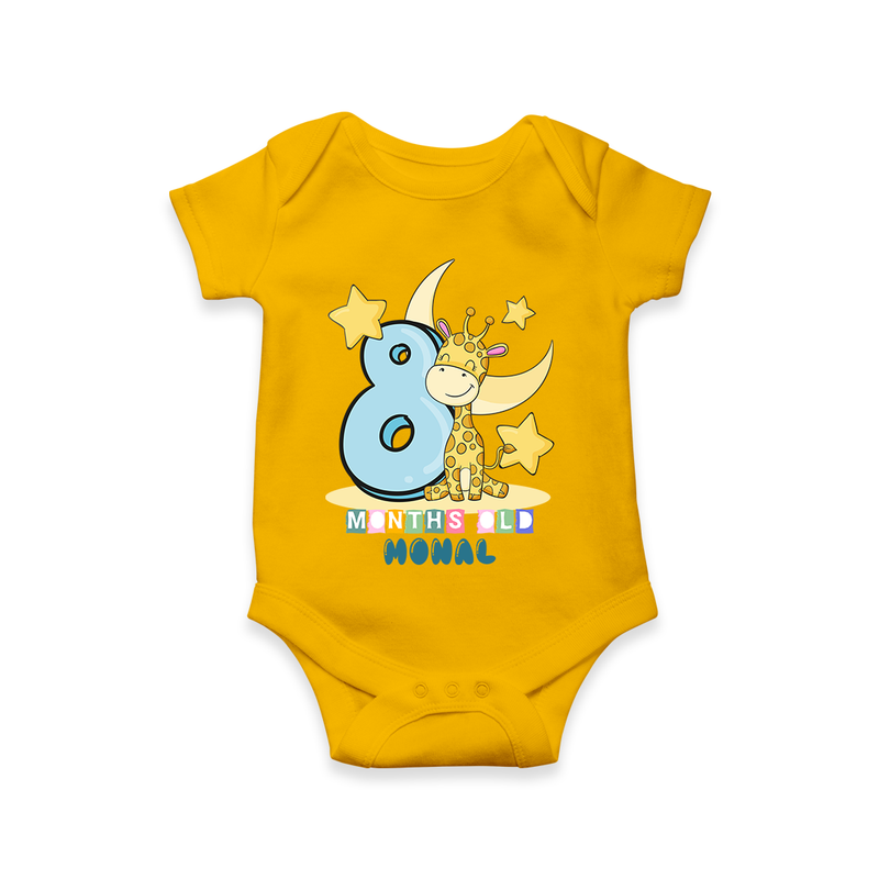 Celebrate The Eighth Month Birthday Customised Romper