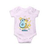 Make Your BabyÕs 8th Month Extra Special With Our Customized Baby Romper - LILAC - 0 - 3 Months Old (Chest 16")