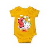 Celebrate The Ninth Month Birthday Customised Romper