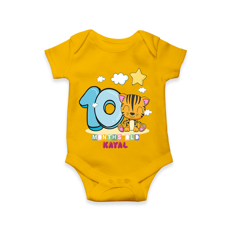 Celebrate The Tenth Month Birthday Customised Romper