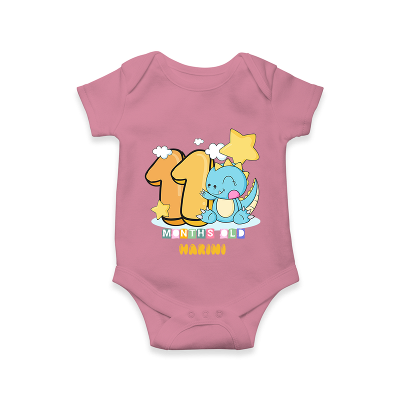 Make Your BabyÕs 11th Month Extra Special With Our Customized Baby Romper - ONION - 0 - 3 Months Old (Chest 16")