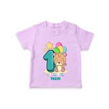 Celebrate The Twelfth Month Birthday Customised T-Shirt - LILAC - 0 - 5 Months Old (Chest 17")