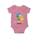 1st Month Baby Outfit | Personalized Romper/Onesie for Newborn | Milestone Gift Idea - ONION - New Born (Chest 14")