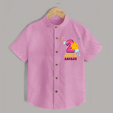 2nd Month Baby Outfit | Personalized Shirt for Newborn | Milestone Gift Idea - BABY PINK - 0 - 6 Months Old (Chest 23")