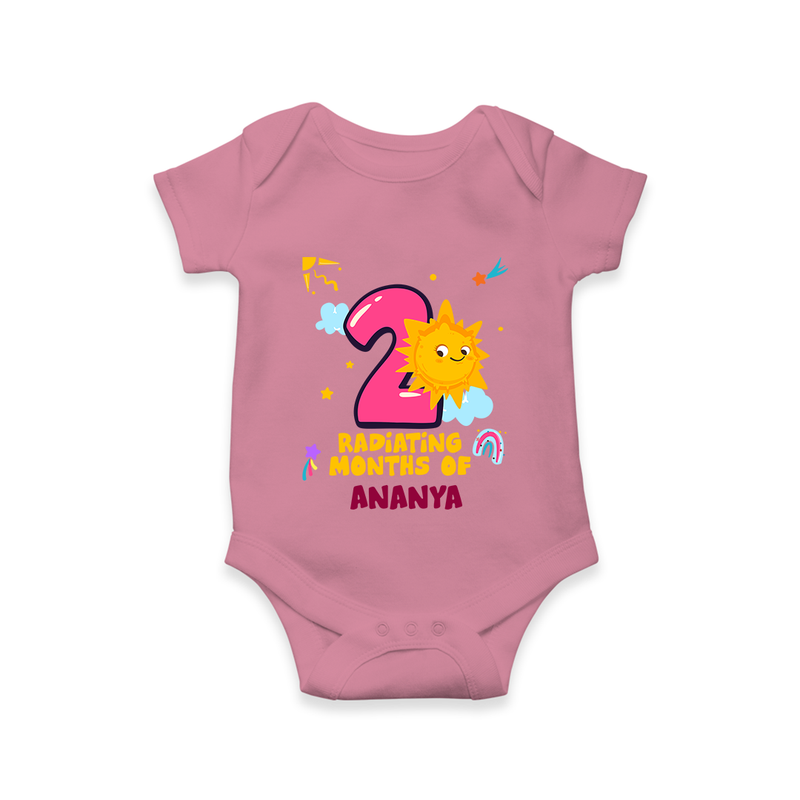 Mark Your BabyÕs 2-Month Celebration With Our Customized Baby Romper, Made For Joyful Celebrations - ONION - 0 - 3 Months Old (Chest 16")