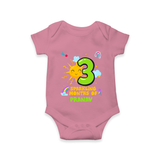 Mark Your BabyÕs 3-Month Celebration With Our Customized Baby Romper, Made For Joyful Celebrations - ONION - 0 - 3 Months Old (Chest 16")