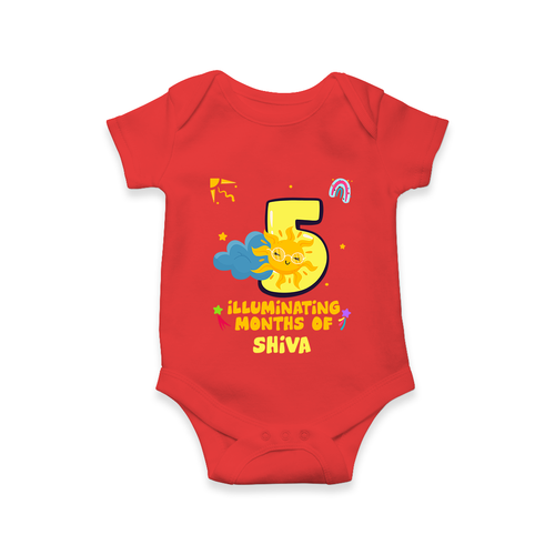 Mark Your Baby's 5-Month Celebration With Our Customized Baby Romper, Made For Joyful Celebrations