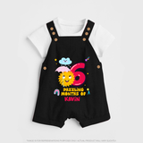 Mark Your BabyÕs 6-Month Celebration With Our Customized Baby Dungaree Set, Made For Joyful Celebrations - BLACK - 0 - 5 Months Old (Chest 18")