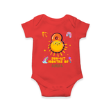 Celebrate The 8th Month Birthday Custom Romper, Personalized with your Little one's name