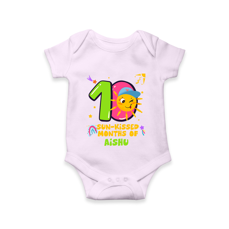 Mark Your BabyÕs 10-Month Celebration With Our Customized Baby Romper, Made For Joyful Celebrations - LILAC - 0 - 3 Months Old (Chest 16")