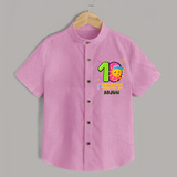 10th Month Baby Outfit | Personalized Shirt for Newborn | Milestone Gift Idea - BABY PINK - 0 - 6 Months Old (Chest 23")