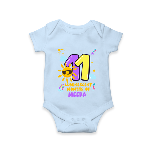 Mark Your Baby's 11-Month Celebration With Our Customized Baby Romper, Made For Joyful Celebrations