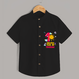 Celebrate The 1st Year Birthday Custom Shirt, Personalized with your Little one's name - BLACK - 0 - 6 Months Old (Chest 21")