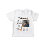 "Perfect Beginnings - Customized T-shirt With Baby Name, Weight & Birth Details" - WHITE - 0-5 Months Old (Chest 17")