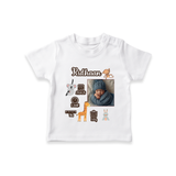 Personalized Baby Birthday Stat T-shirt | Birth Date, Time, and Weight Printed T-shirt - WHITE - 0-5 Months Old (Chest 17")