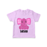 My First Birthday Stats T-shirt | Custom T-shirt with Birth Details - LILAC - 0-5 Months Old (Chest 17")