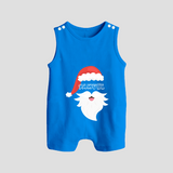 Santa Claus - Customized Christmas Themed Romper Suit For Babies - ROYAL BLUE - 0 - 5 Months Old (Chest 18")