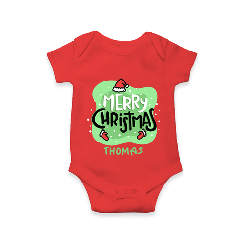 Merry Christmas & Winter Wonders - Customized Christmas Themed Romper For Babies