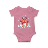 Be Joyful - Customized Christmas Themed Romper For Babies - ONION - 0 - 3 Months Old (Chest 16")