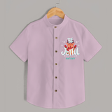 Be Joyful - Customized Christmas Themed Shirt For Kids - PINK - 0 - 6 Months Old (Chest 23")