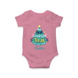 The Most Wonderful Time Of The Year - Customized Christmas Themed Romper For Babies - ONION - 0 - 3 Months Old (Chest 16")