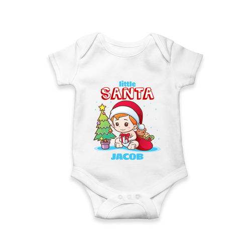 Little Santa - Customized Christmas Themed Romper For Boys