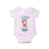 Little' Santa - Personalized Romper For Babies - LILAC - 0 - 3 Months Old (Chest 16")