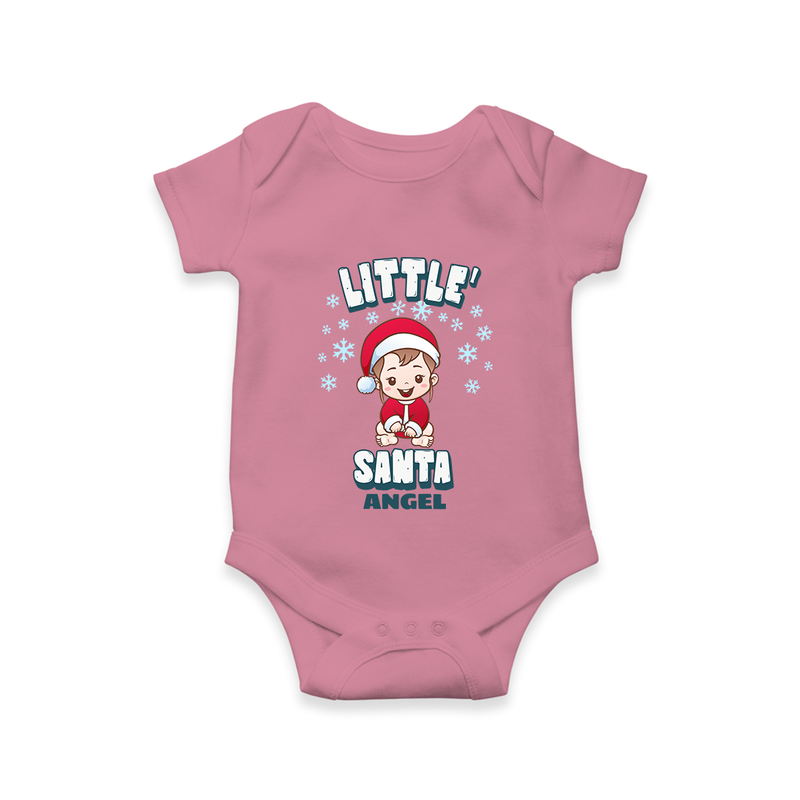 Little' Santa - Personalized Romper For Babies - ONION - 0 - 3 Months Old (Chest 16")