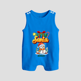 Little' Santa - Personalized Romper Suit For Your Little One - ROYAL BLUE - 0 - 5 Months Old (Chest 18")