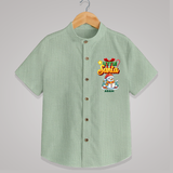 Little' Santa - Personalized Shirt For Your Little One - MINT GREEN - 0 - 6 Months Old (Chest 23")