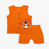 "Be Joyful" - Christmas Themed Kids Jabla Set With Customized name - HALLOWEEN - 0 - 3 Months Old (Chest 9.8")