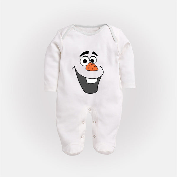Frozen Snowman Face Christmas FullBody Suit