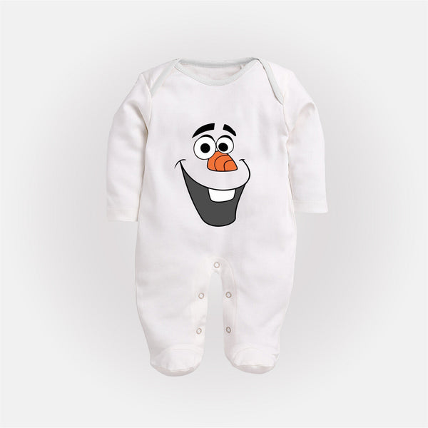 Frozen Snowman Face Christmas FullBody Suit
