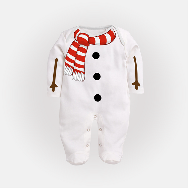 Little Snowman Christmas Sleepsuit