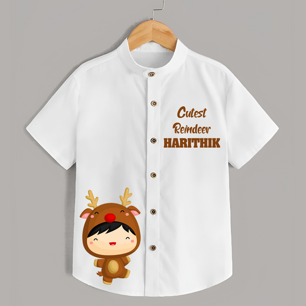 Little Reindeer Boy – Personalised Festive Shirt