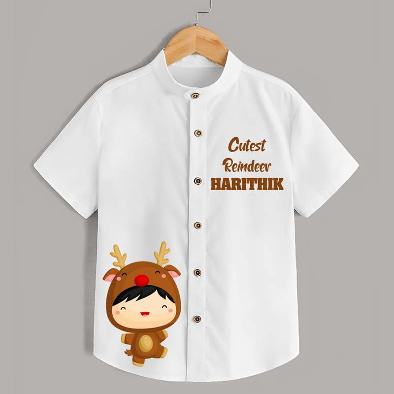 Little Reindeer Boy – Personalised Festive Shirt