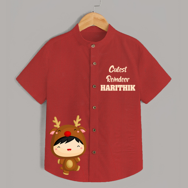 Little Reindeer Boy – Personalised Festive Shirt