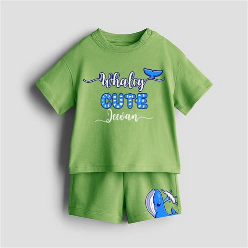 Whaley Cute - Customized Kids Co-ord Set With Name For Boys & Girls (Ages 1 - 13)