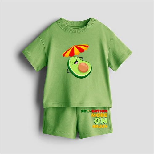 Auo-Cation Mode On - Customized Kids Co-ord Set With Name For Boys & Girls (Ages 1 - 13)