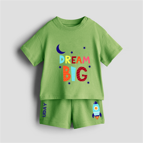 Dream Big - Customized Kids Co-ord Set With Name For Boys & Girls (Ages 1 - 13)