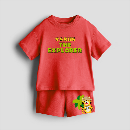 The Explorer - Customized Kids Co-ord Set With Name For Boys & Girls (Ages 1 - 13)