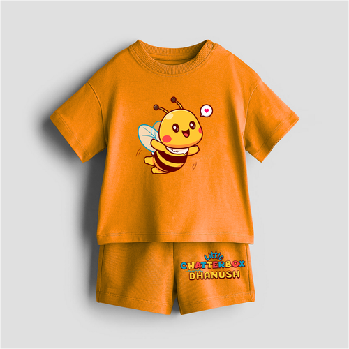 Little Chatterbox - Customized Kids Co-ord Set With Name For Boys & Girls (Ages 1 - 13)