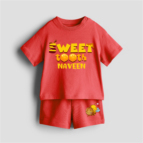 Sweet Tooth - Customized Kids Co-ord Set With Name For Boys & Girls (Ages 1 - 13)