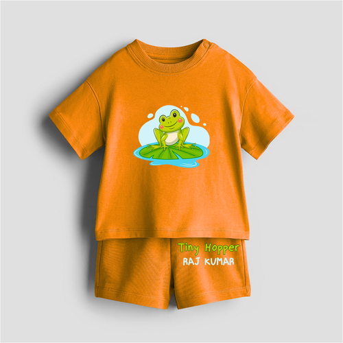 Tiny Hopper - Customized Kids Co-ord Set With Name For Boys & Girls (Ages 1 - 13)