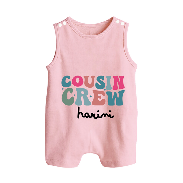 Cousin Crew Romper Suit / Sleeveless Romper | Matching Outfits for Baby Cousins - BABY PINK - 0 - 5 Months Old (Chest 18")